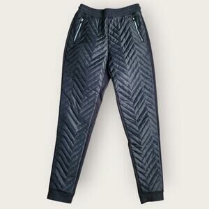 American Tall Sweats Quilted Women's Sz M *missing drawstring* Zip Pockets